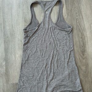 Lululemon Gray Racerback Tank Top size 8